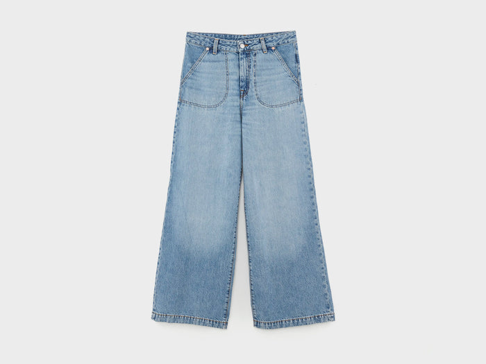 Bellerose Jean large bleu vintage pour femmes