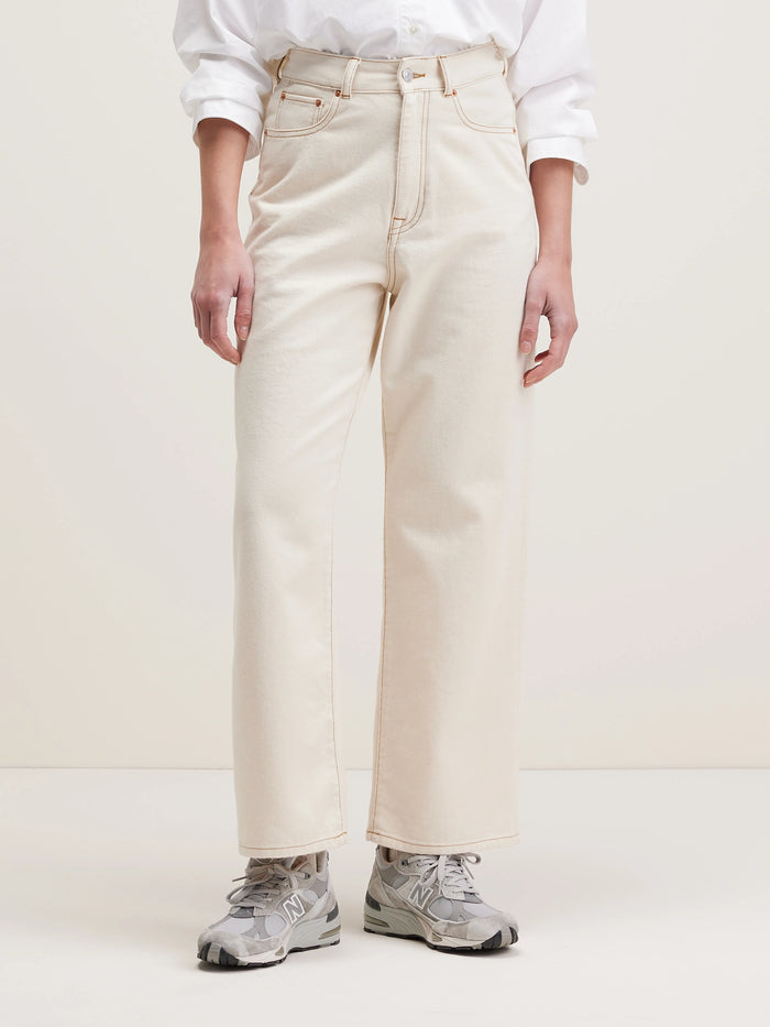 Bellerose Jean Large En Denim écru Pour Femmes