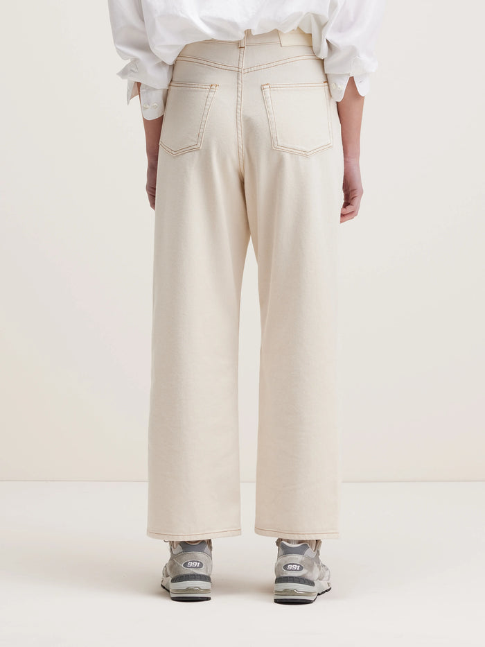 Bellerose Jean Large En Denim écru Pour Femmes