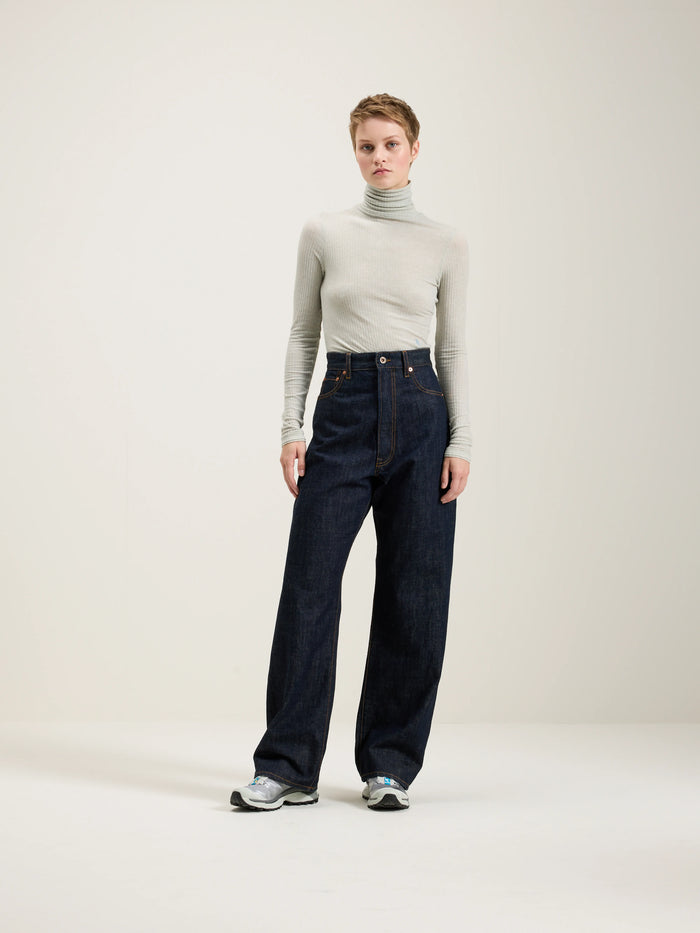 Bellerose Jean Large En Denim Rincé Pour Femmes