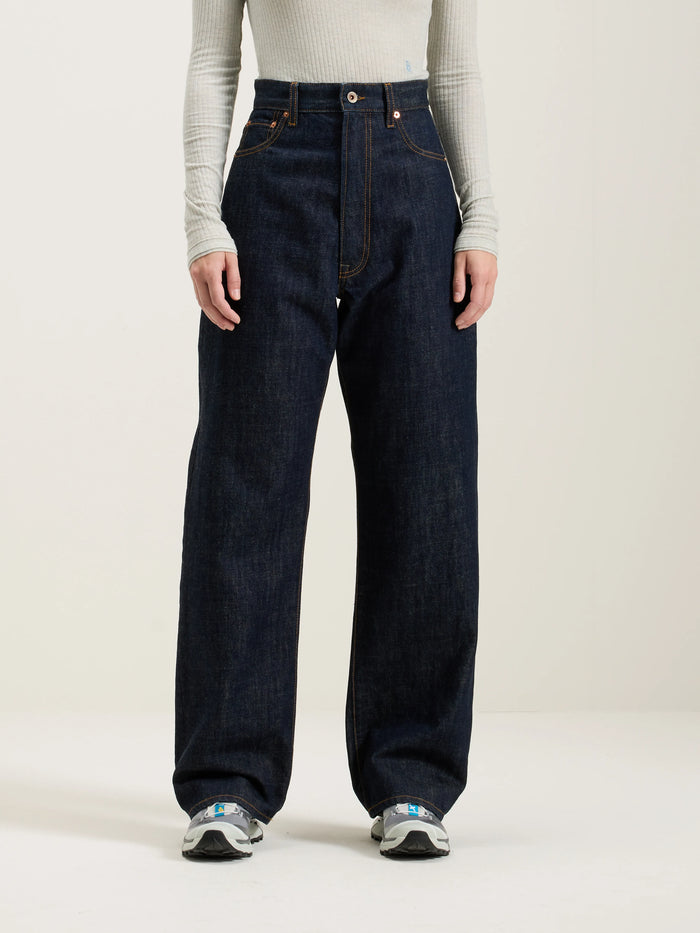 Bellerose Jean Large En Denim Rincé Pour Femmes