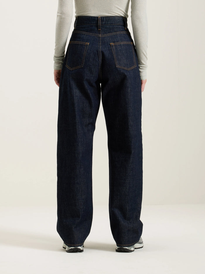 Bellerose Jean Large En Denim Rincé Pour Femmes