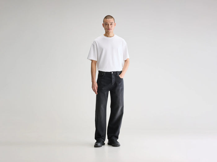 Bellerose Jean large noir pour homme