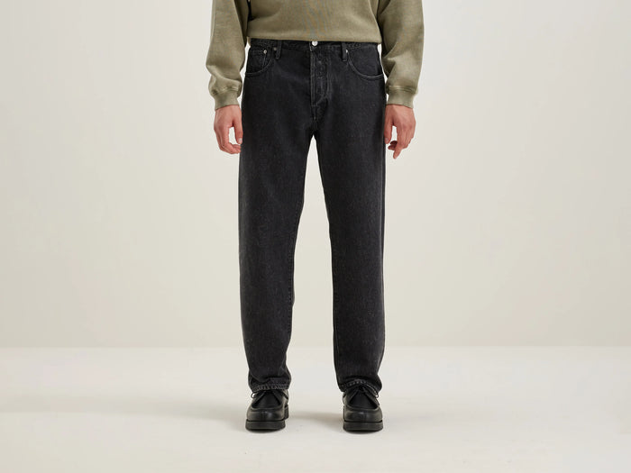 Bellerose Jean noir coupe droite pour hommes