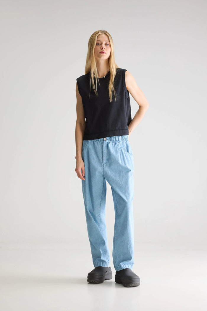 Bellerose Jean Paperbag Bleu Pour Femmes