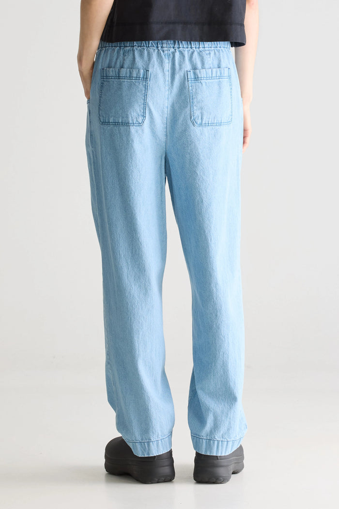 Bellerose Jean Paperbag Bleu Pour Femmes