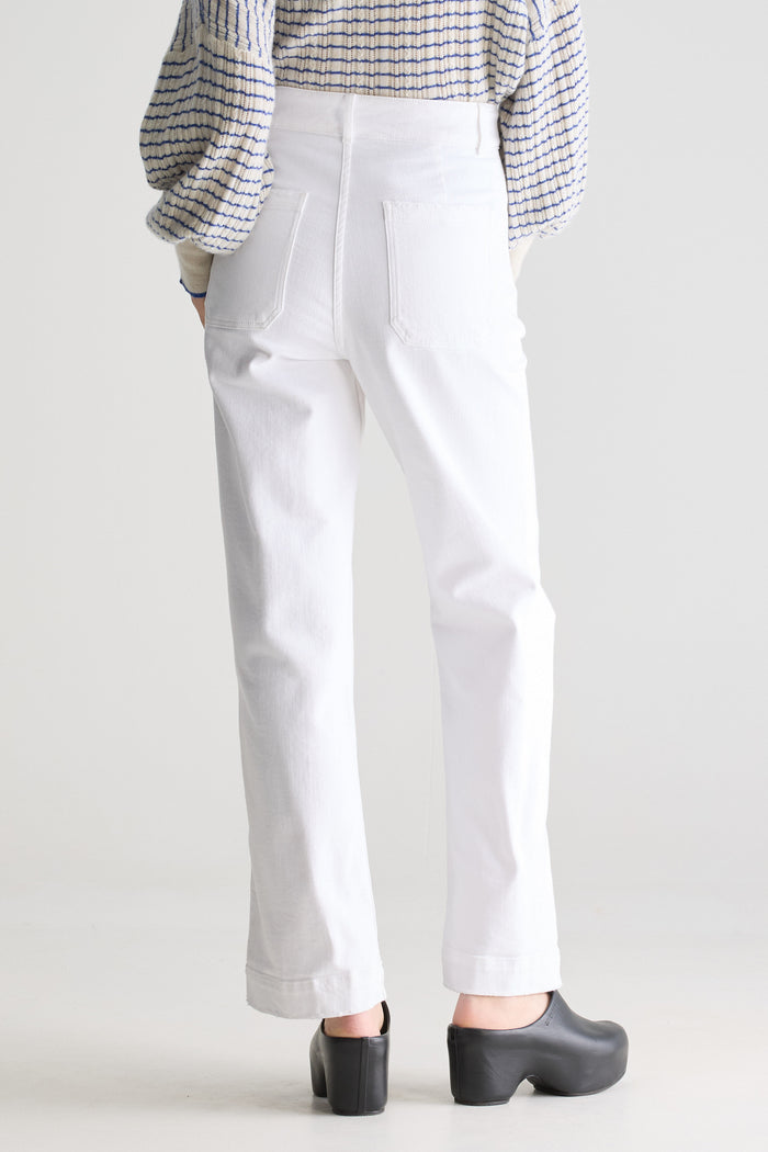 Bellerose Jean Slim Blanc Pour Femmes