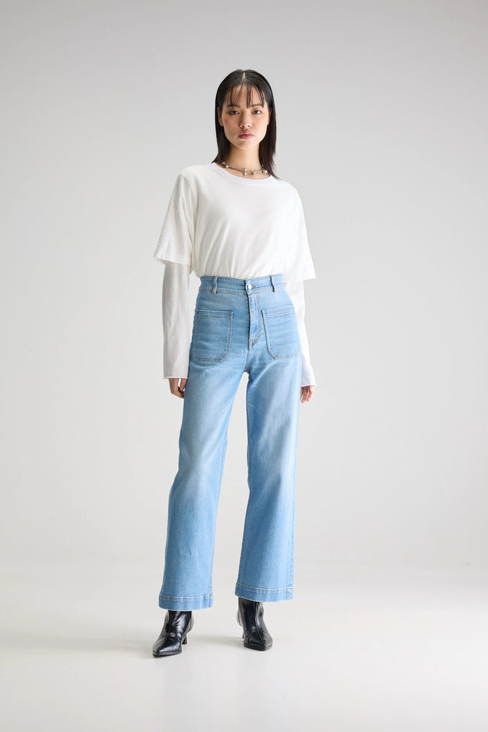 Bellerose Jean Slim Bleu Pour Femmes
