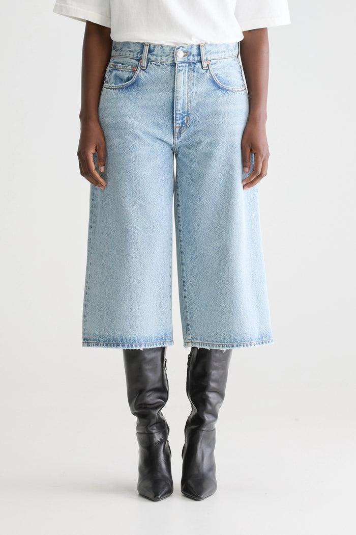 Bellerose Jean Style Culotte Bleu Pour Femmes