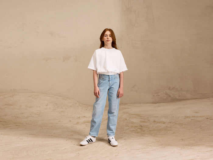 Bellerose Jean tapered bleu pour filles