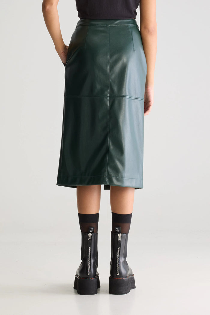 Bellerose Jupe Crayon Vert Foncé Pour Femmes