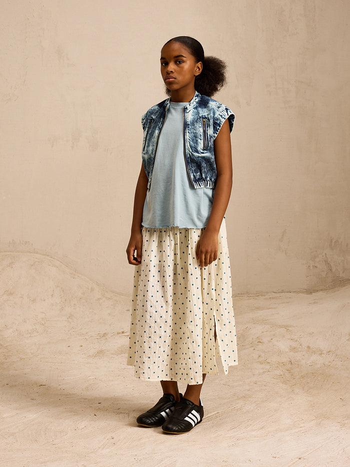 Bellerose Jupe Longue à Pois Pour Filles