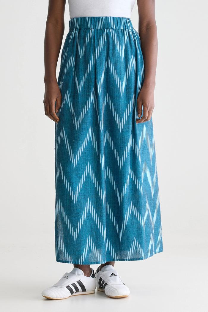 Bellerose Jupe Longue Bleue Pour Femmes