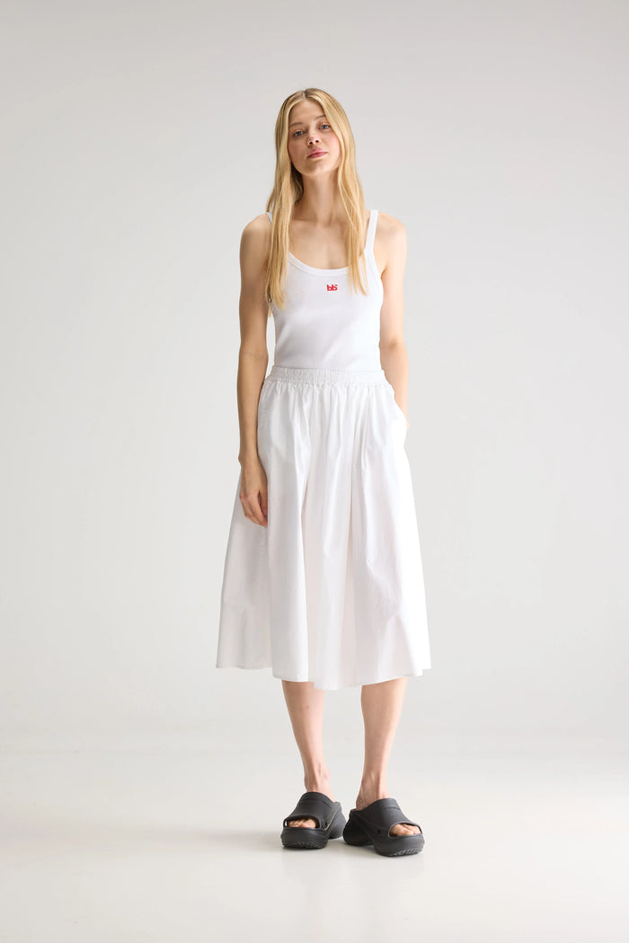 Bellerose Jupe Midi Blanche Pour Femmes