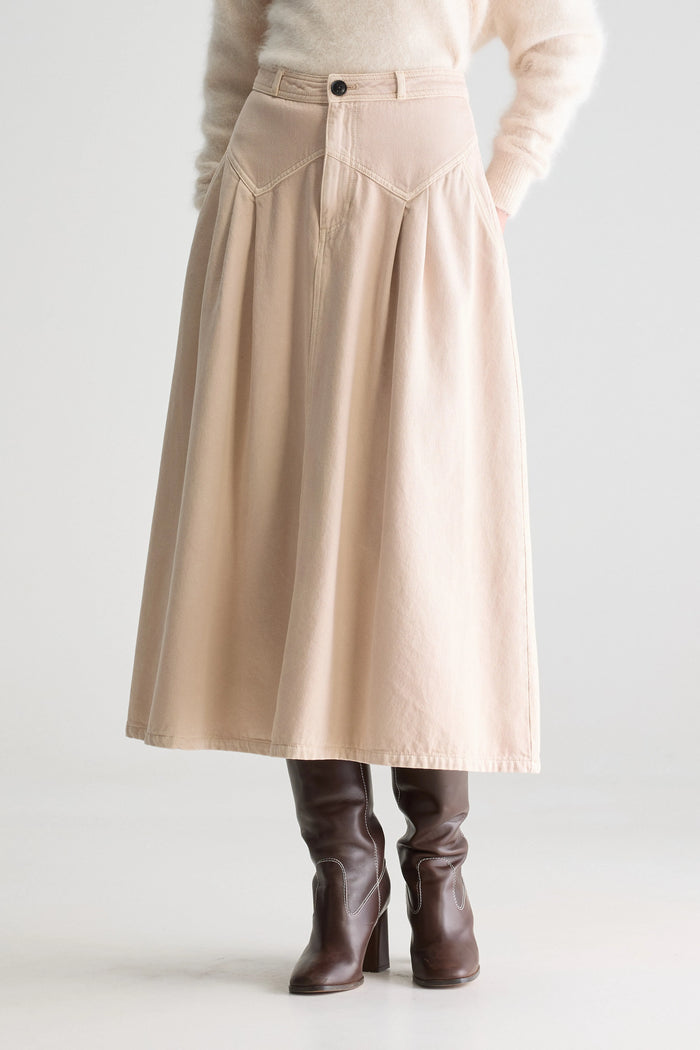 Bellerose Jupe Midi évasée Lilas Pour Femmes