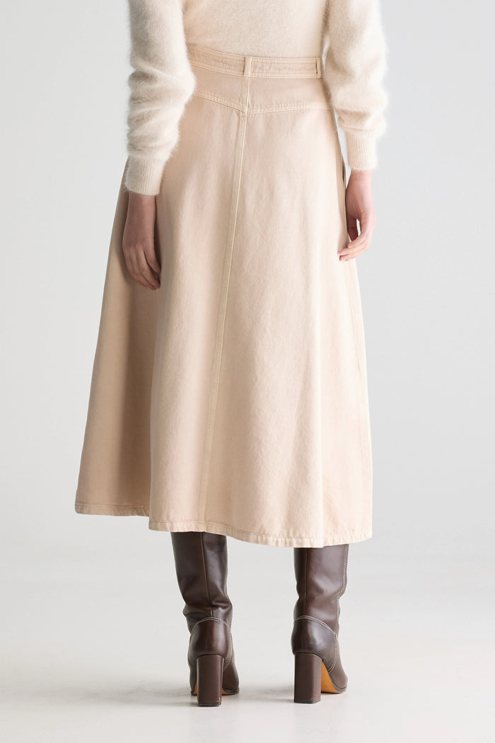 Bellerose Jupe Midi évasée Lilas Pour Femmes