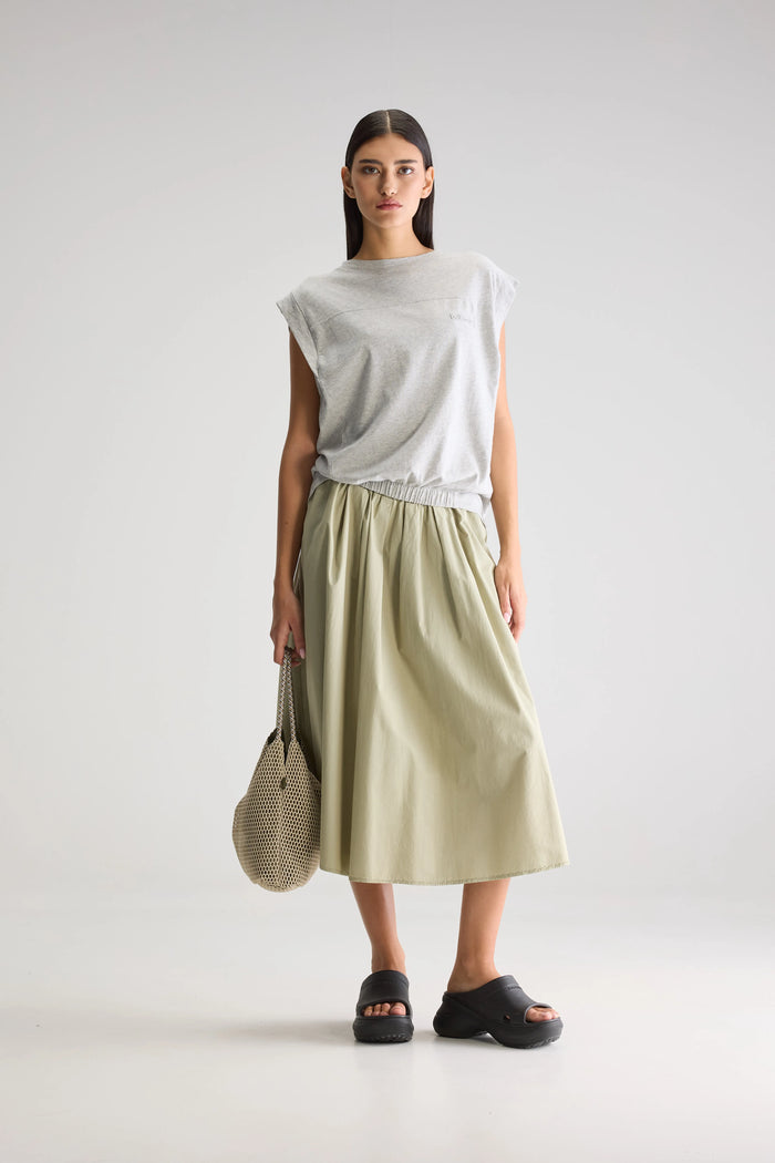 Bellerose Jupe Midi Verte Pour Femmes