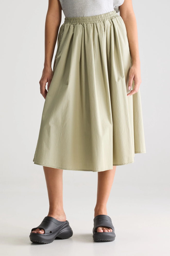 Bellerose Jupe Midi Verte Pour Femmes