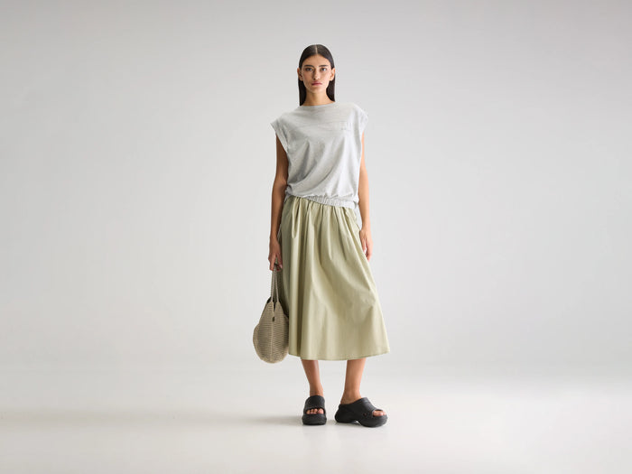 Bellerose Jupe Midi Verte Pour Femmes