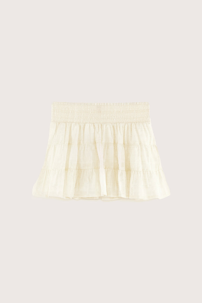 Bellerose Mini Jupe à Volants Dorée Pour Filles