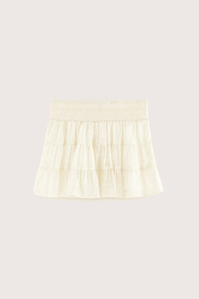 Bellerose Mini Jupe à Volants Dorée Pour Filles