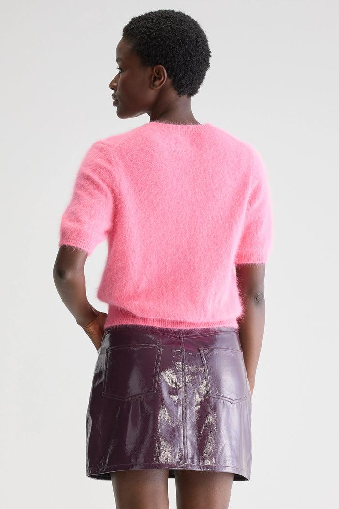 Bellerose Mini-jupe En Vinyle Bordeaux Pour Femmes
