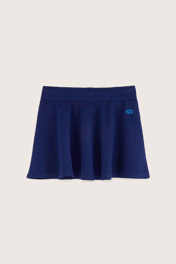 Bellerose Mini Jupe Skater Bleue Pour Filles