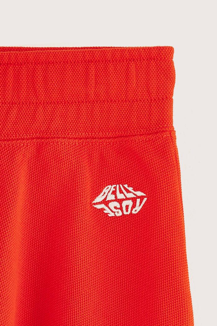 Bellerose Mini Jupe Skater Rouge Pour Filles