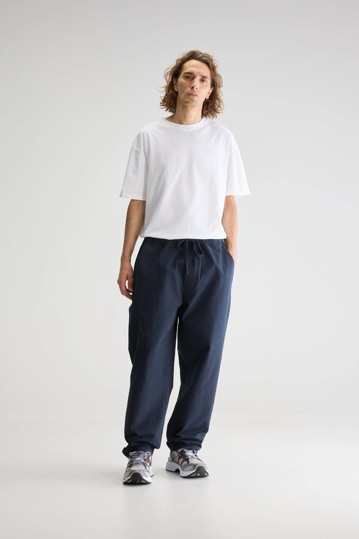 Bellerose Pantalon Ample Bleu Marine Pour Homme