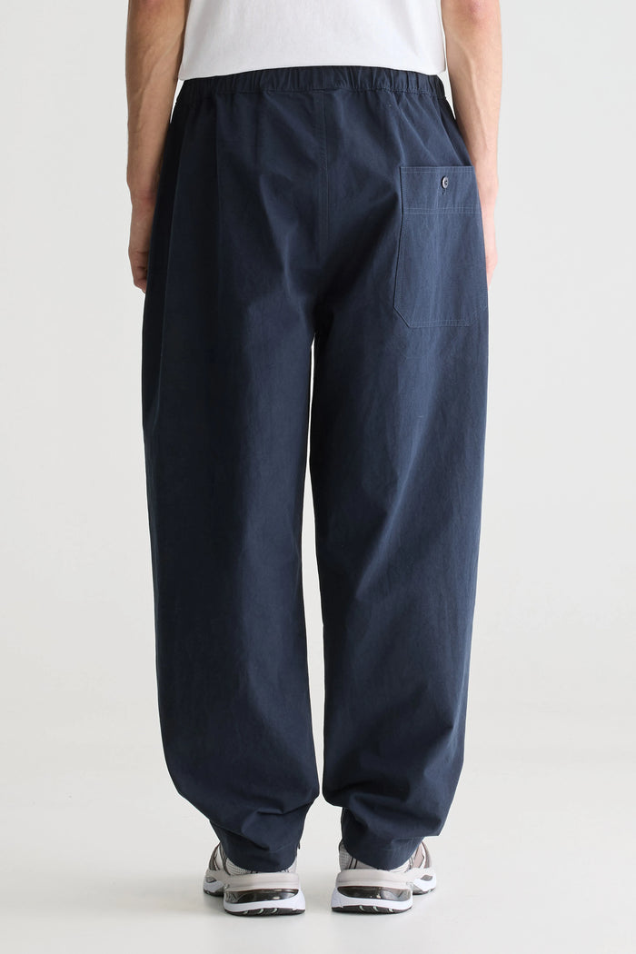 Bellerose Pantalon Ample Bleu Marine Pour Homme
