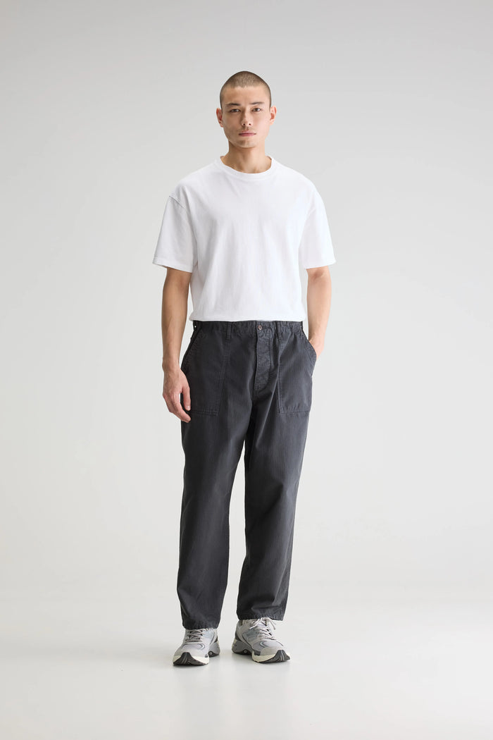 Bellerose Pantalon Cargo Gris Pour Homme