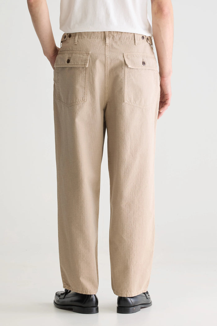 Bellerose Pantalon Cargo Gris Pour Homme