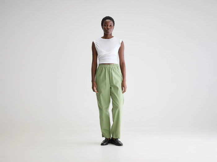 Bellerose Pantalon de tailleur vert pour femmes