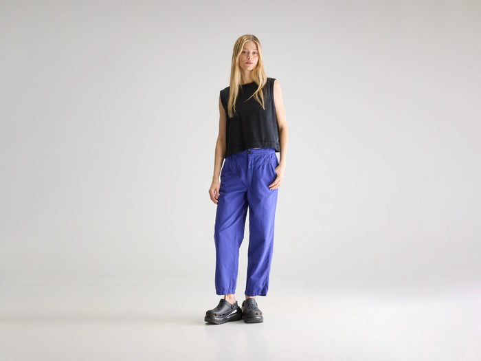 Bellerose Pantalon Décontracté Bleu Pour Femmes