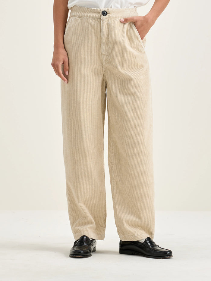 Bellerose Pantalon Décontracté écru Pour Femmes