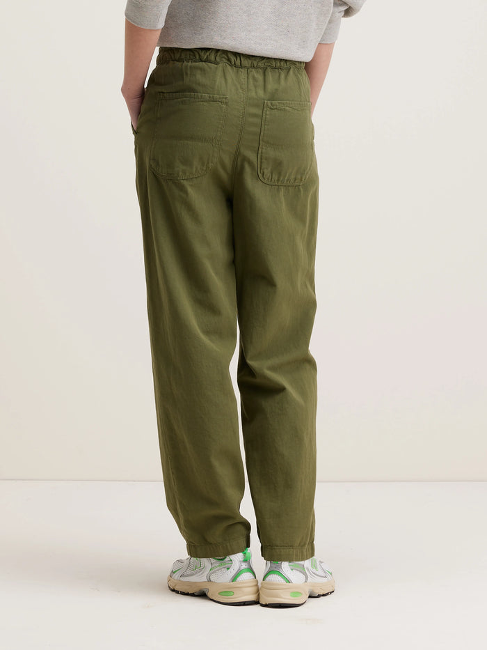 Bellerose Pantalon Décontracté Kaki Pour Femmes