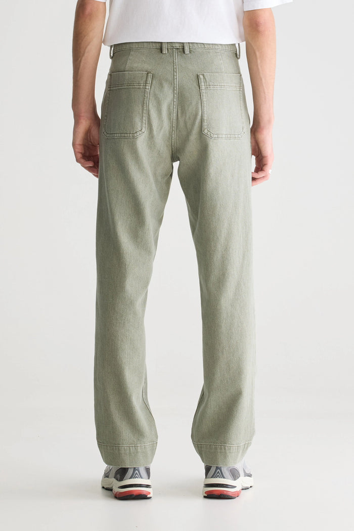 Bellerose Pantalon Droit Vert Pour Homme