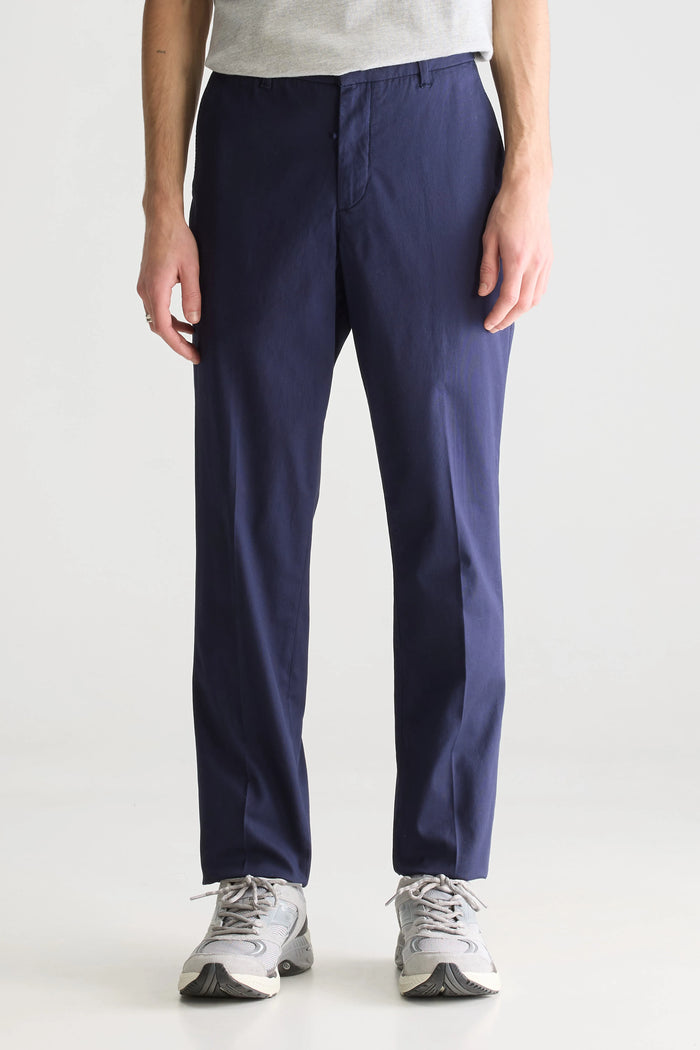 Bellerose Pantalon Fuselé Bleu Marine Pour Homme