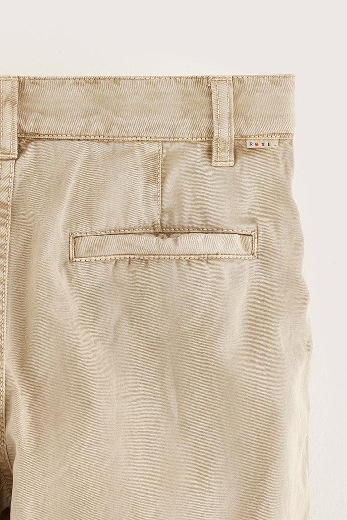 Bellerose Pantalon Large Beige En Jean Pour Filles