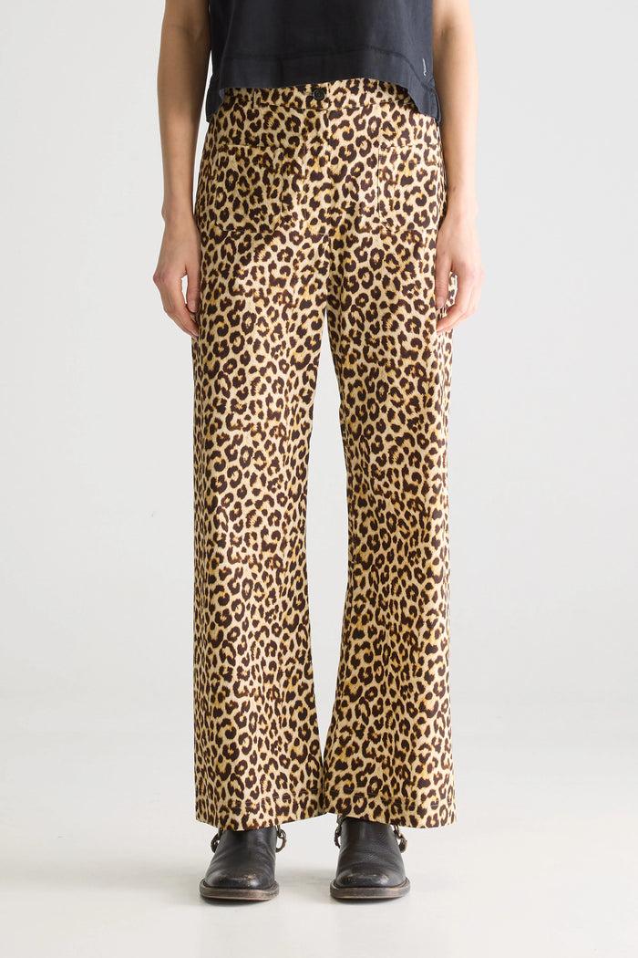 Bellerose Pantalon Large Léopard Pour Femmes