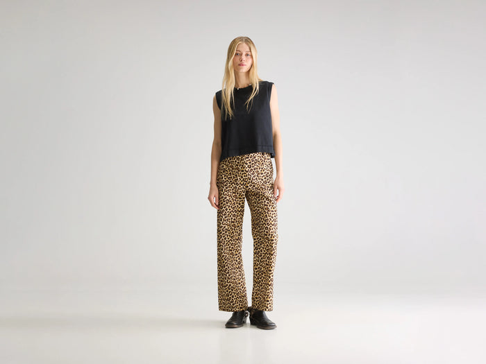 Bellerose Pantalon Large Léopard Pour Femmes
