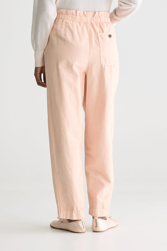 Bellerose Pantalon Paperbag Rose Pour Femmes