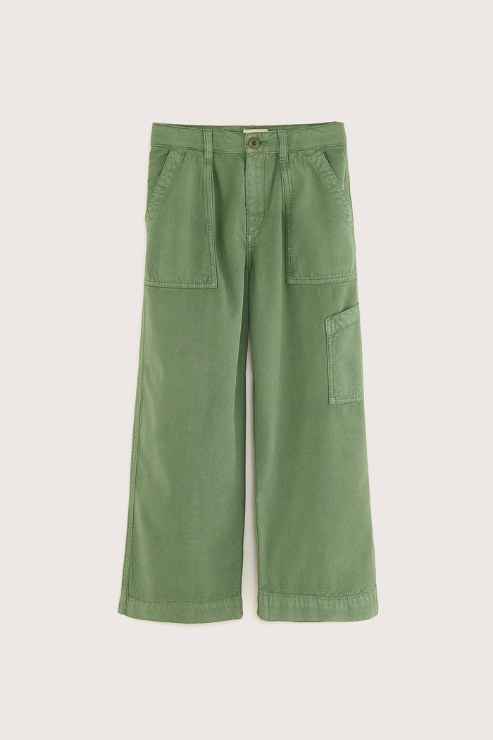 Bellerose Pantalon Workwear Kaki Pour Filles