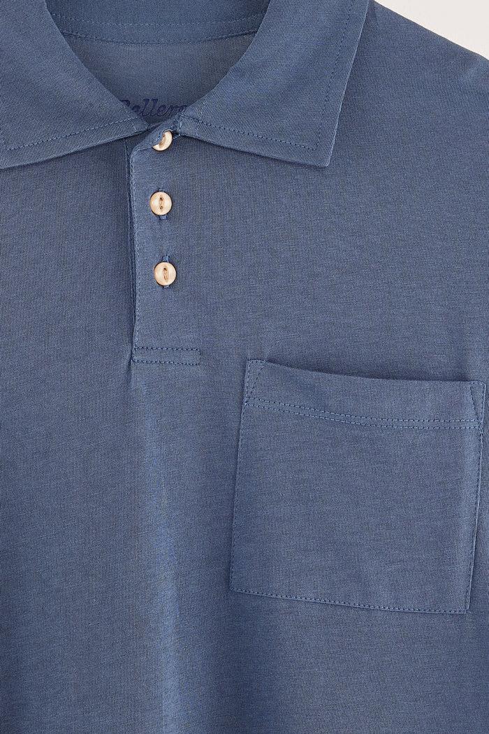 Bellerose Polo Bleu-gris Pour Garçons