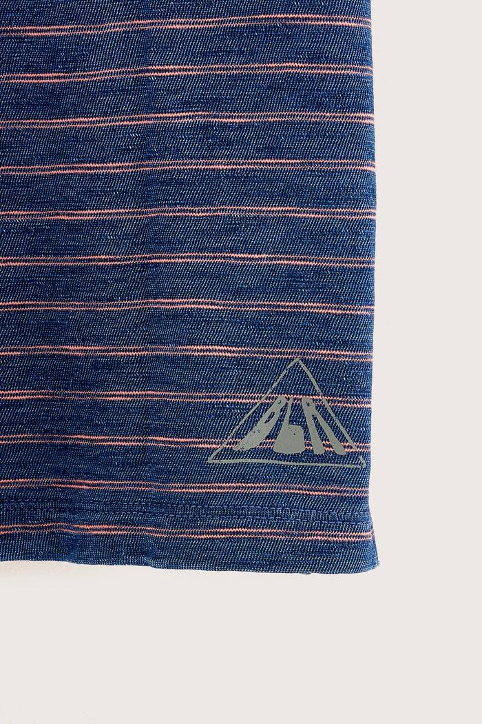 Bellerose Polo Bleu Rayé Pour Garçons