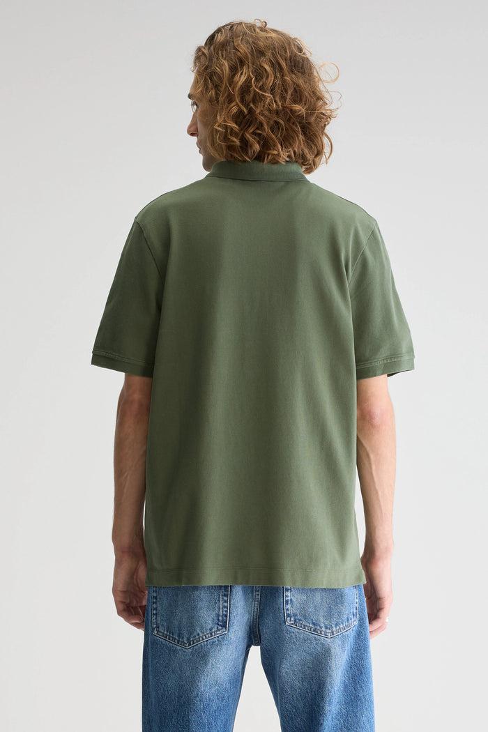 Bellerose Polo Vert à Manches Courtes Pour Homme