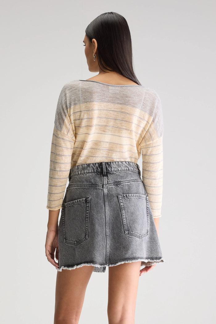Bellerose Pull Beige À Col Bateau Pour Femmes