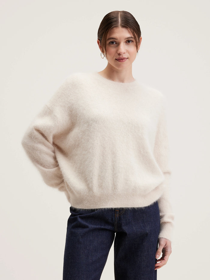 Bellerose Pull En Angora écru Pour Femmes