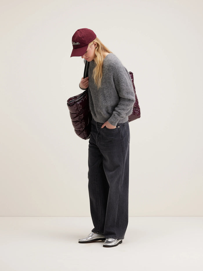 Bellerose Pull En Angora Gris Pour Femmes