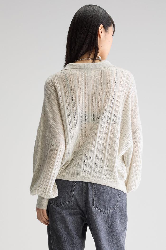 Bellerose Pull Oversize à Col Polo Pour Femmes